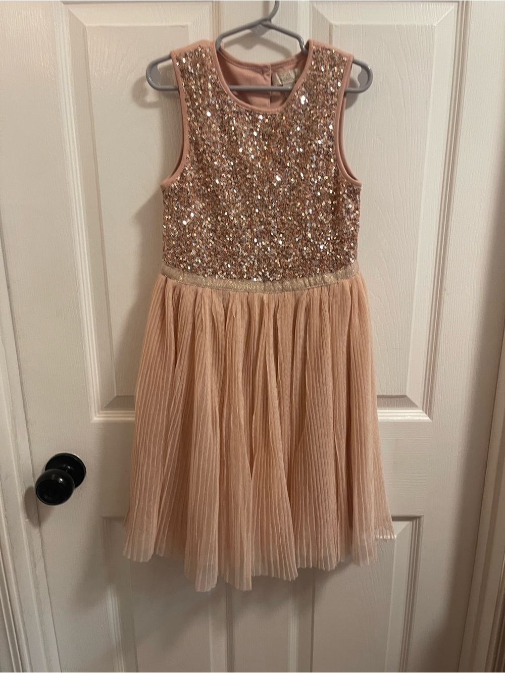 Primark Girls' Rose Sequin Tulle Party Dress